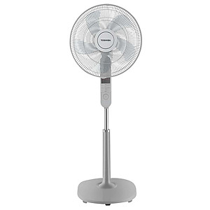 Quạt đứng Toshiba F-LSA20(H)VN, Màu xám, 60W - Điều khiển từ xa - 5 cánh - Hẹn giờ tắt/mở - Hàng chính hãng, bảo hành 12 tháng