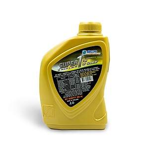 Nhớt Xe Tay Ga BCP Super 1 SAE 10W40, JAPI SL, JASO MB, Chai 0.8 Lít