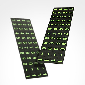 Bảng số điện thoại trang trí trên taplo ô tô, xe hơi (Mã RM-131Z)