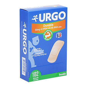 Bộ 2 Hộp Băng Cá Nhân Urgo Durable (Hộp 102 Miếng)