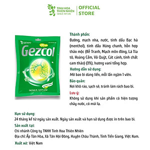 Combo 5 sản phẩm kẹo Genat - Kẹo thảo mộc Covitux, Gezcol , Genat Gừng, Genat chanh sả, viên ngậm Zalocol hỗ trợ giảm ho, giảm đờm, đau rát họng