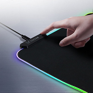 Lót chuột Mouse pad Led RGB 350*250*3mm - Hàng chính hãng / Hàng nhập khẩu