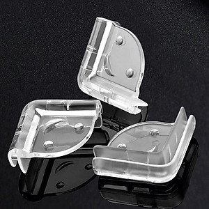 SET 2 Nút Silicone Bọc Cạnh Bàn Ghế Bịt Góc Chống Va Đập Bảo Vệ An Toàn Cho Bé Tròn & Vuông Keo Dán 3M