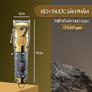 Tông đơ cắt tóc chuyên nghiệp Kemei KM-1829 công suất mạnh 8W phiên bản thấy mạch sạc nhanh USB tiện lợi