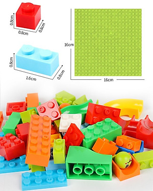 Bộ Xếp Hình Tháp Bóng Trượt Đa Năng 168 Chi Tiết