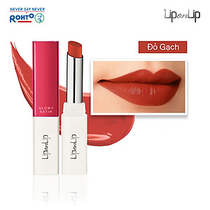 Son thỏi dưỡng môi trang điểm chất son satin Lip On Lip Glowy Satin 2.2g