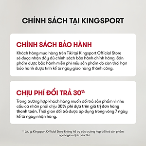 Xe đạp tập KINGSPORT KS-101 tập luyện toàn thân, tích hợp đồng hồ đo lường chỉ số, cân nặng phù hợp từ dưới 75kg