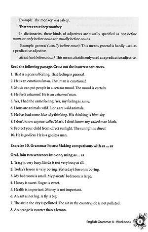 English Grammar - Ngữ Pháp Tiếng Anh 8 (Sách Bài Tập )