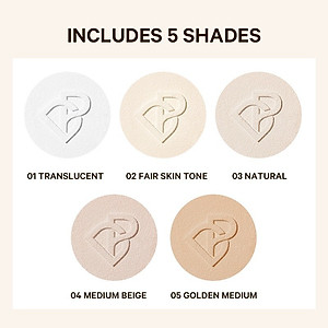 Phấn phủ kiềm dầu PERFECT DIARY chống thấm nước kiểm soát dầu lên đến 12h với 3 màu tùy chọn 7g