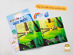 Cuốn Sắc Màu Của Giọt Nước (Chủ đề Thế giới quanh em) - Sách Truyện Cho Bé Khám Phá Khoa Học Và Giúp Con Tự Tin Hơn (Tặng Kèm Sticker - Dành Cho Bé 1-3 4-6 Tuổi)
