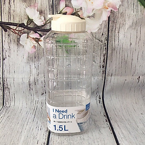 Bình Nước Lock&Lock HAP812 1,5L (Trắng) - Hàng Chính Hãng
