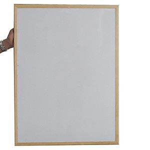 Bảng Treo Tường 2 Mặt - Bảng Ghim Vải Bố + Bảng Bút Lông 60 x 40 cm