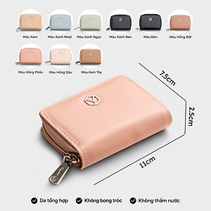 Ví Yuumy ( Thời trang nữ cầm tay nhiều ngăn - Ví da Seasand YV110 )