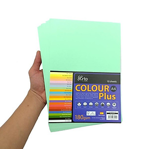 Giấy Bìa Màu 36558 - Màu Xanh Lá