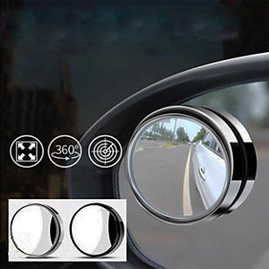 Gương Cầu Tròn Chiếu Hậu Xoay 360 Độ Kính Cao Cấp Cho Xe Hơi, Phụ Kiện Cho Ô tô, Mở Rộng Tầm Nhìn Tối Đa, Quan Sát Dễ Dàng Theo Nhiều Góc Độ, Giúp Lái Xe Chỉnh Hướng Thuận Tiện, Có Hai Màu Tùy Chọn, Phát Hiện Vật Cản Trong Các Điểm Mù, Dùng Được Cho Nhiều