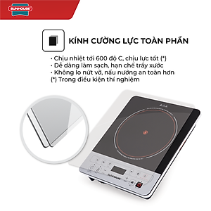 Bếp Hồng Ngoại Cảm Ứng Sunhouse SHD6005 (Kèm Vỉ Nướng) - Hàng chính hãng