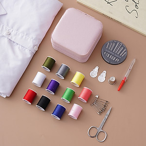 Bộ May Vá Quần Áo Đa Năng Cho Gia Đình KUNBE Kèm Hộp Đựng Kim Chỉ