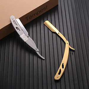 Dao Cạo Râu Cổ Điển Bằng Thép Chống Gỉ Cao Cấp - Hàng chính hãng 