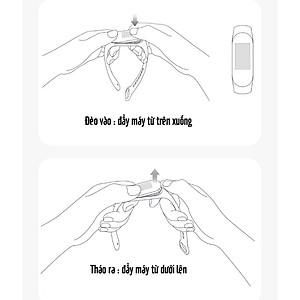 Dây đeo thay thế cho Xiaomi Miband 5 nhựa dẻo TPU Trơn nhiều màu 