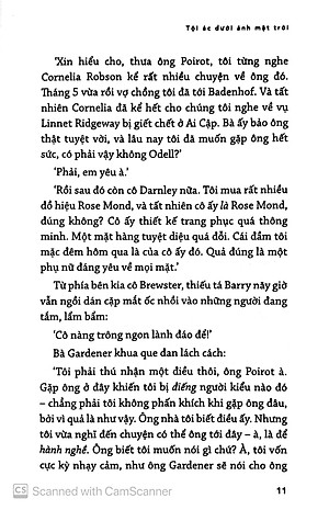 Sách Agatha Christie. Tội Ác Dưới Ánh Mặt Trời