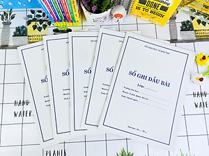 Sách ND - Combo 5 cuốn Sổ ghi đầu bài Tiểu học (B11)
