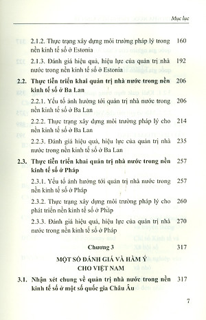 Quản Trị Nhà Nước Trong Nền Kinh Tế Số Ở Một Số Nước Châu Âu (Sách chuyên khảo) - Viện Nghiên Cứu Châu Âu - PGS.TS. Đặng Minh Phúc (Chủ biên)