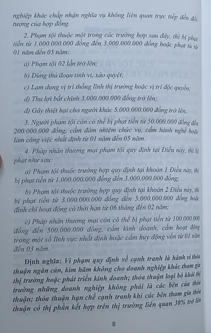 Bình luận Bộ luật Hình sự năm 2015 (Phần hai-Các tội phạm), Chương XVIII, Mục 3: xâm pham trật tự quản lý kinh tế