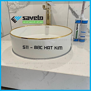 COMBO Keo Chít Mạch Saveto Epoxy 2 Thành Phần, Keo Chà Ron Gạch, Keo Chà Ron 2 Thành Phần-Keo Kẻ Chỉ Gạch Cao Cấp Saveto 400ml(5 món)