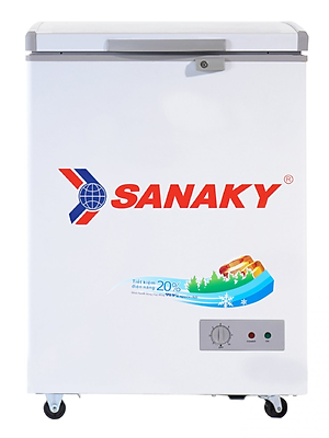 TỦ ĐÔNG MINI SANAKY 100 LÍT VH-1599HY ĐỒNG (R600A) - CHỈ GIAO HCM