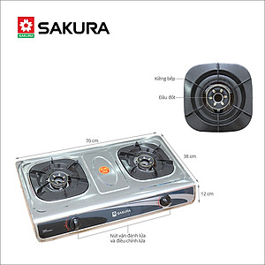 Bếp Gas Dương Sakura SA-ANFA - Hàng chính hãng