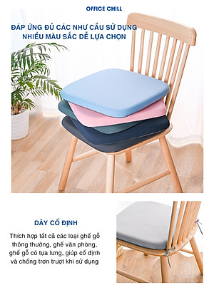Đệm Lót Ngồi Ghế Gỗ OFFICE CHILL Nệm Lót Ngồi Ghế Văn Phòng Dưới Sàn Nhà Chất Liệu Cao Su Non