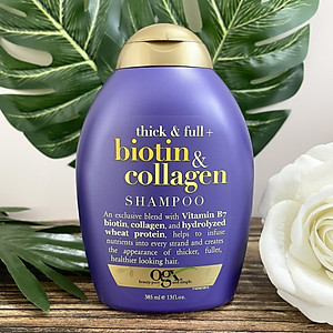 Bộ Dầu Xả Và Dầu Gội Ogx Biotin & Collagen 385ml