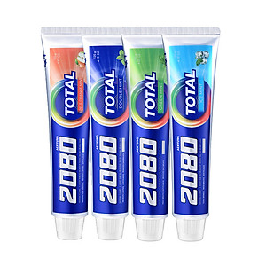 Kem đánh răng 2080 Total Green Mint Hàn Quốc bảo vệ răng nướu toàn diện, trắng răng, sạch mảng bám 120gr