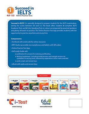 Succeed in IELTS 1 (4.0-5.5) with 6 Practice Tests (New)