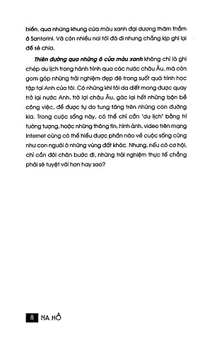 Sách Thiên Đường Qua Những Ô Cửa Màu Xanh