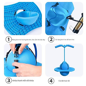 Bóng nhảy tăng chiều cao, Chính hãng Jumbo Viking cao cấp, không mùi, Bóng nảy phát triển chiều cao