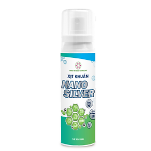 Chai xịt kháng khuẩn, diệt khuẩn, khử mùi Nano Bạc (Nano Silver) loại bỏ mùi hôi, vệ sinh tay chân cơ thể, vật dụng gia đình, cá nhân 100ml