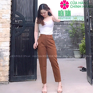 Quần baggy nữ Hiền Trần BOUTIQUE công sở chất lượng cao, chất vải cao cấp, co giãn nhẹ