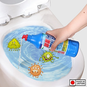 Chai tẩy rửa bồn cầu/ Toilet đậm đặc siêu sạch, không mùi Mitsuei 500ml hàng Made in Japan