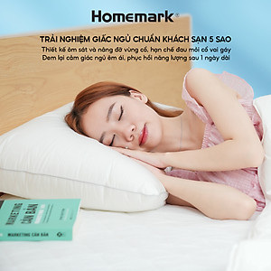 Ruột Gối Microfiber Lông Vũ Nhân Tạo Homemark - Siêu Mềm, Chống Xẹp, Thoáng Khí, Kháng Khuẩn