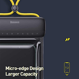 Túi chống nước dùng cho điện thoại Baseus Let''s go Slip Cover Waterproof Bag ( for under 7.2 inch SmartPhone ) - Hàng Chính Hãng