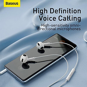 Tai Nghe Baseus Encok 3.5mm lateral in-ear Wired Earphone H17 (Hàng chính hãng)