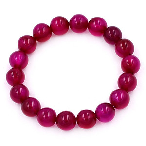 [Mệnh Hỏa, Thổ] Vòng Tay Chuỗi Hạt Đá Thạch Anh Đỏ Mận 10 Ly 18 Hạt