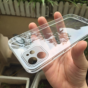 Ốp lưng silicon Gor cho Apple iPhone 12 6.1 inch siêu mỏng, có gờ bảo vệ camera- Hàng nhập khẩu