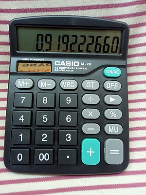 Máy tính cầm tay M28 - Electronic Calculator M28 - Máy tính bỏ túi, thiết bị văn phòng tiện dụng - Hàng chính hãng