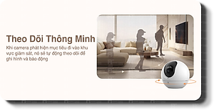 Camera Wifi Ezviz C6C 8M - 4K Siêu Rõ Nét, Quay Quét 360 độ , Đàm thoại 2 chiều, Có màu ban đêm, Phát hiện người AI - hàng chính hãng
