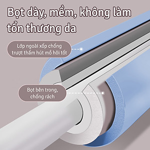 Con Lăn Massage 30x8cm Tập Gym, Yoga,Thể Hình - Gậy tập thẳng lưng, vai, 6015 gậy chống gù lưng, gậy tập yoga gậy chống gù lưng tập yoga bằng thép không gỉ(hàng nhập khẩu)