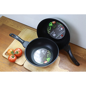 Chảo inox chống dính sâu lòng cao cấp Fivestar 3 đáy từ , inox 430, tặng 1 sạn dừa