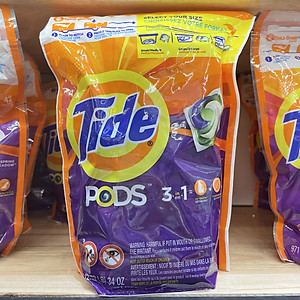 VIÊN GIẶT TIDE 3 IN 1 HƯƠNG SPRING MEADOW 42 viên - Dạng túi