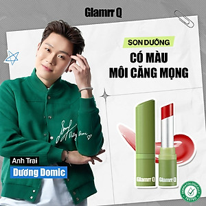 Son dưỡng môi thuần chay có màu GLAMRR Q VEGAN SUPER LIP BALM 4.5g by Gilaa
